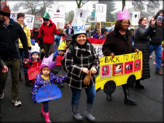 Giddens School MLK March 2013, Photo By Casey Moot