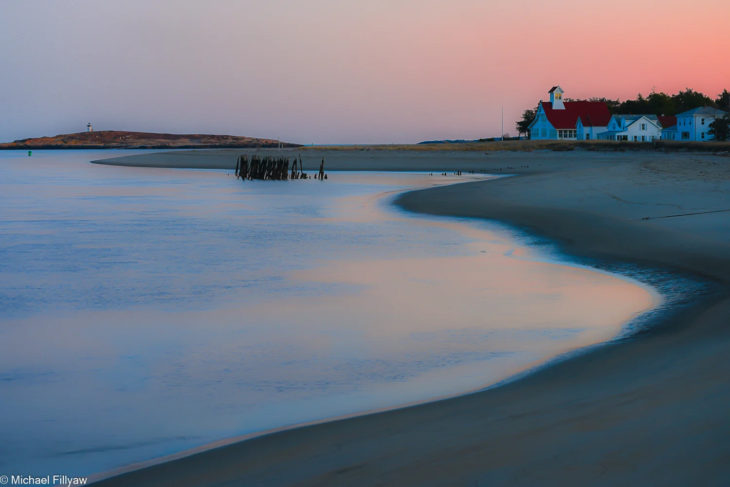 Popham Beach at Dusk, Phippsburg