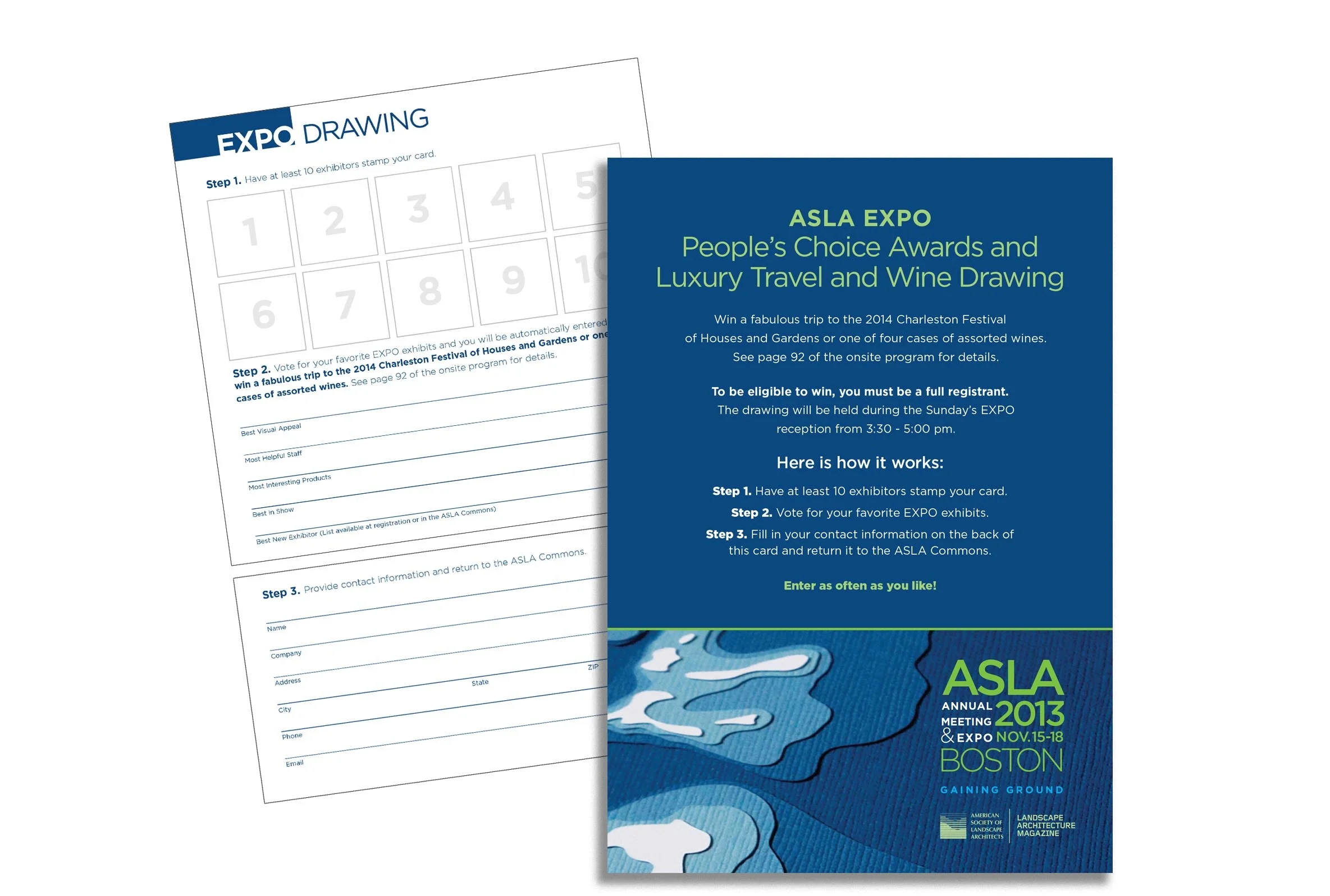 Contest to Encourage Attendees to Visit Exhibits