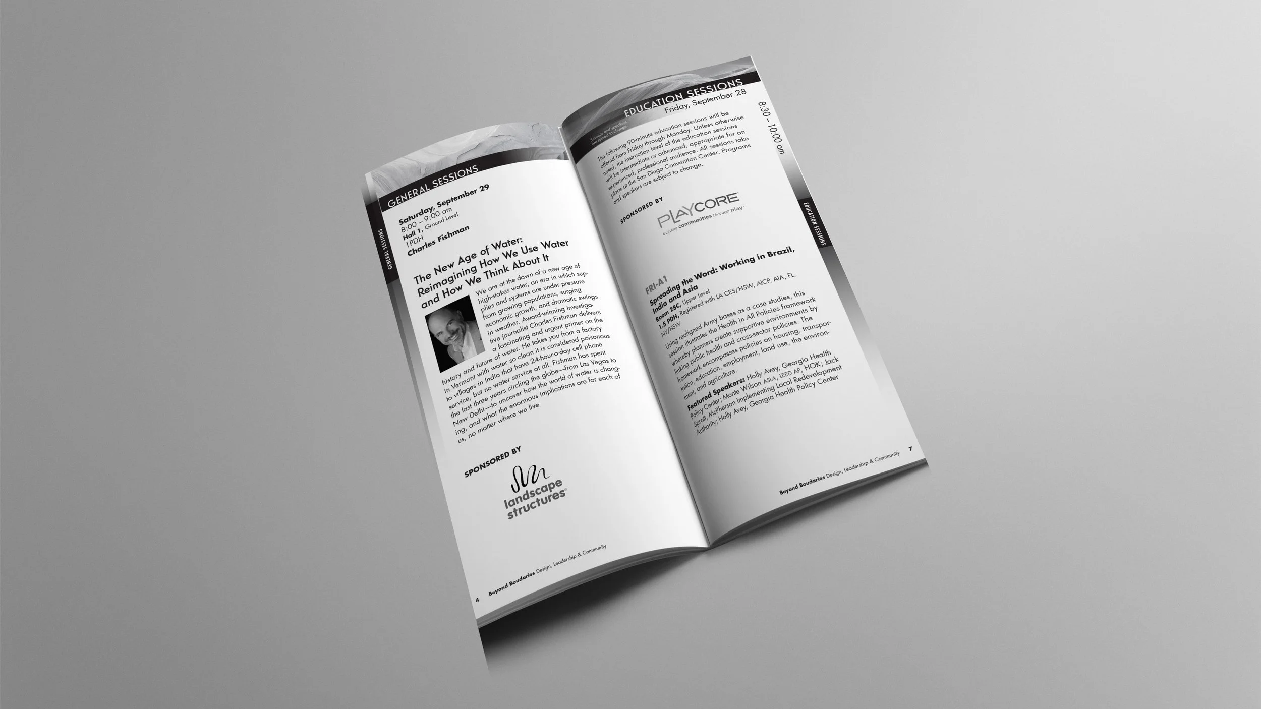  Program Spread Sample 