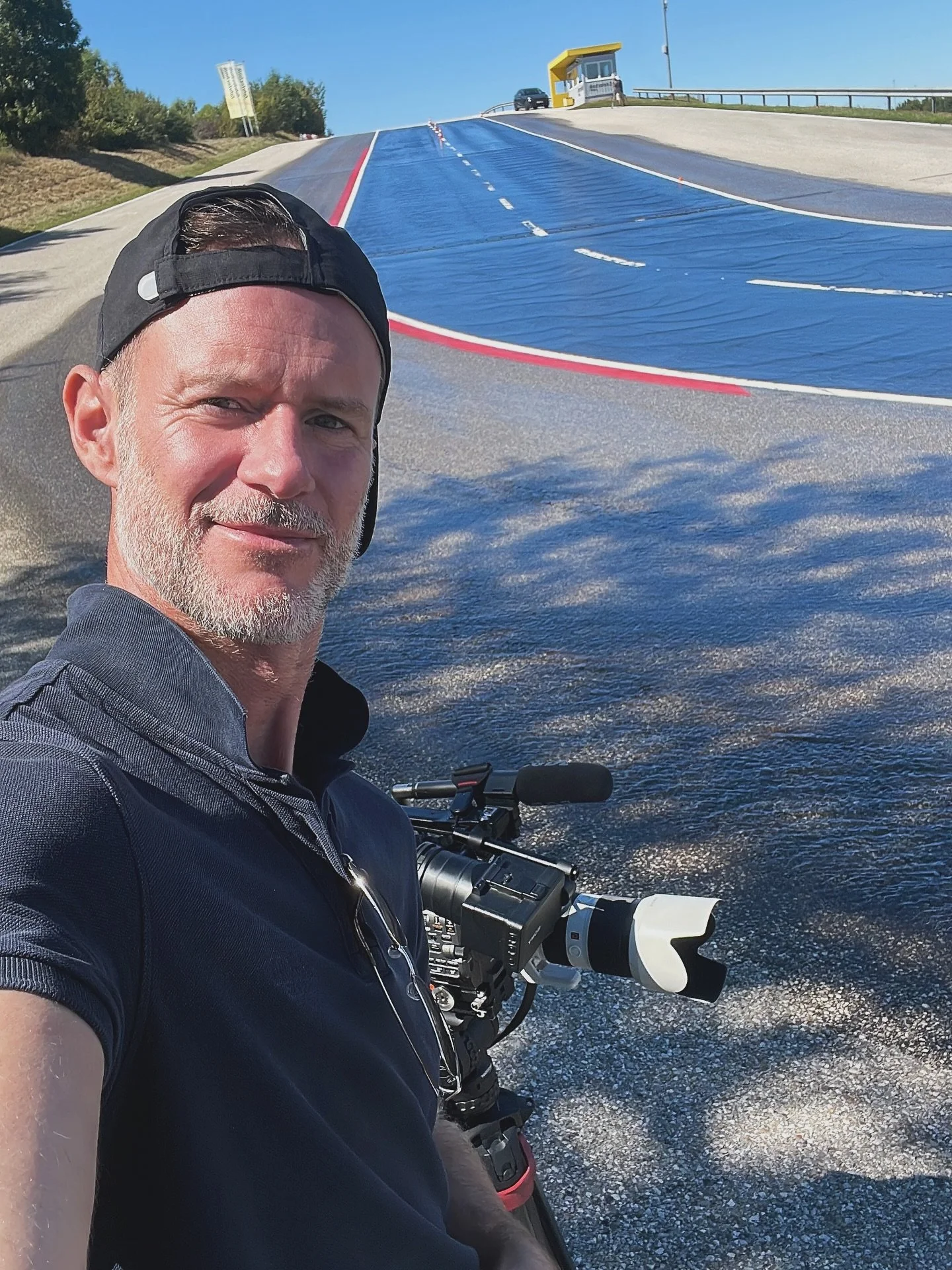 On the Track again with @wergetom for Go!DasMotorMagazin TV show - drive safely! #&ouml;amtc #upperaustria