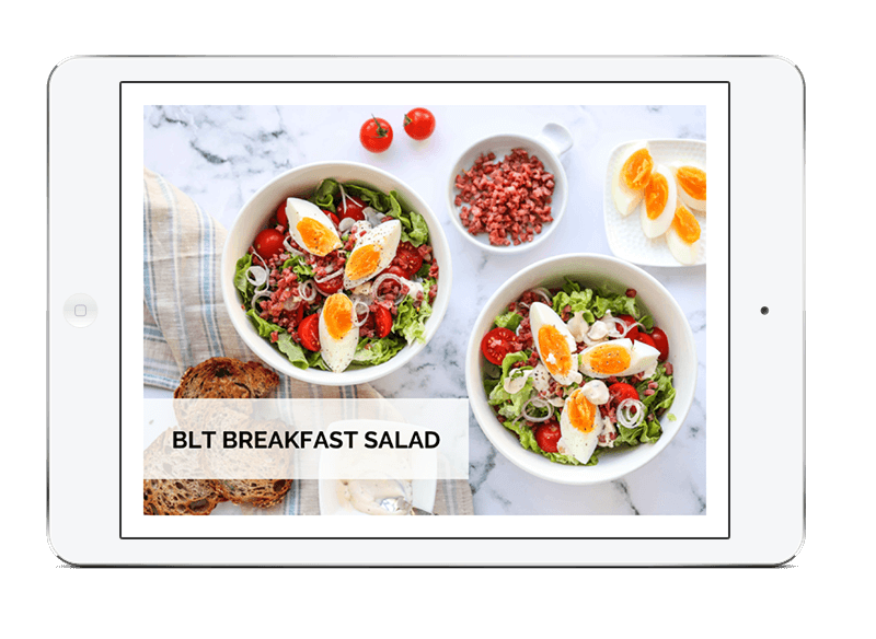 BLT breakfast salad