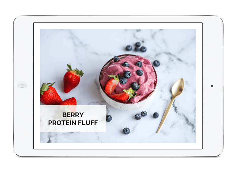 berry protein fluff