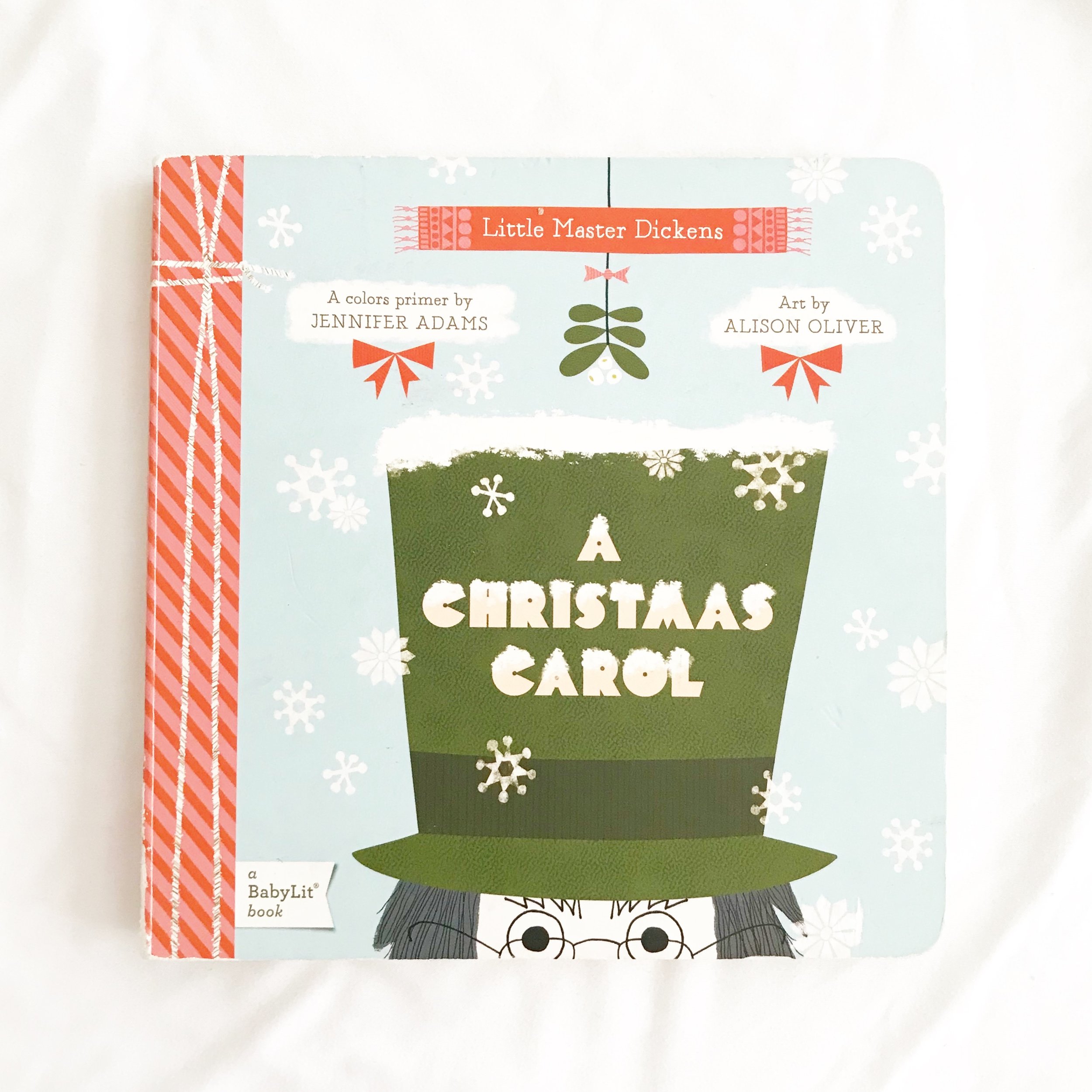 A Christmas Carol Babylit board book super simple for the littlest babes