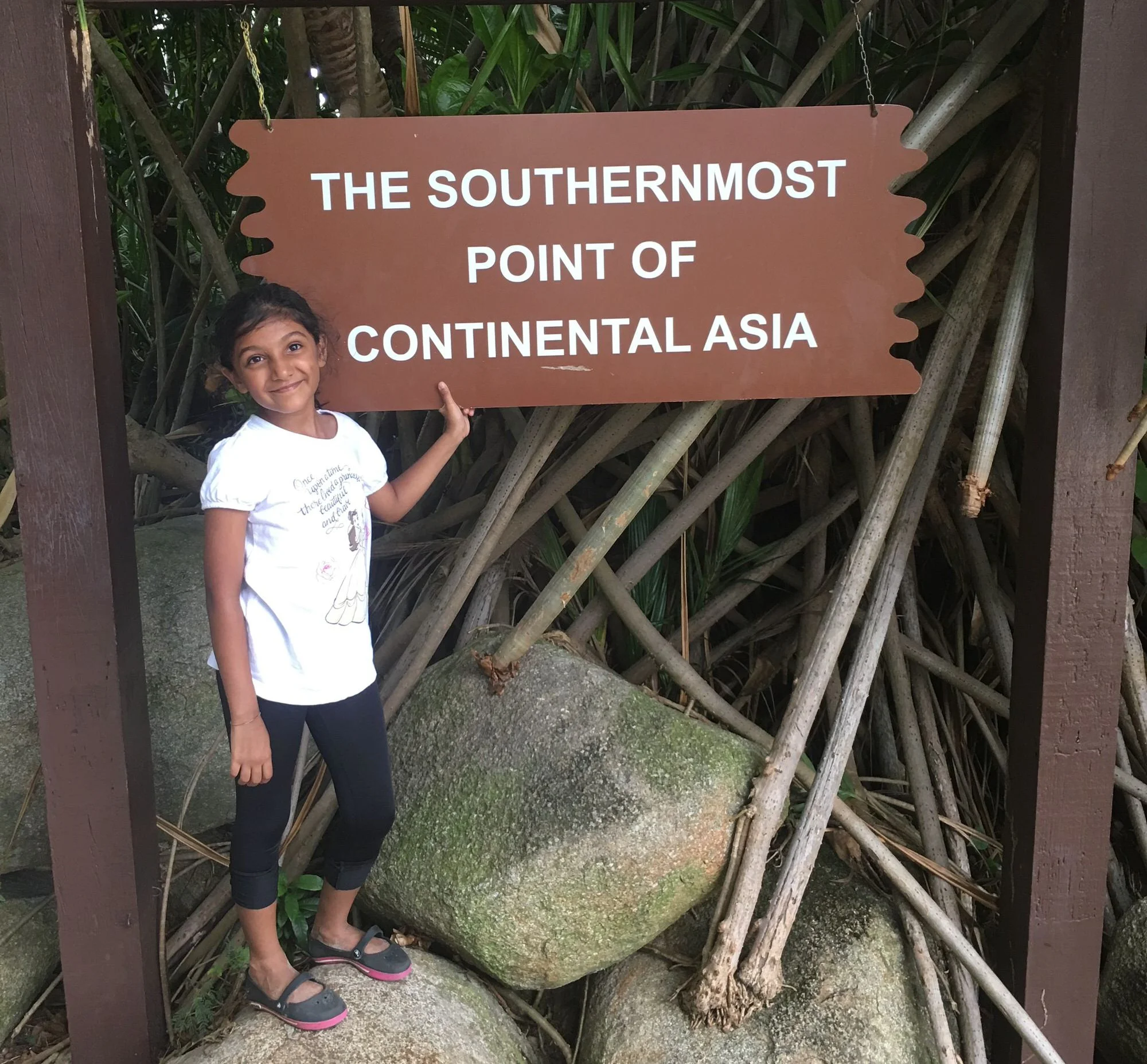 Zara enjoyed learning about the geographical location of Singapore