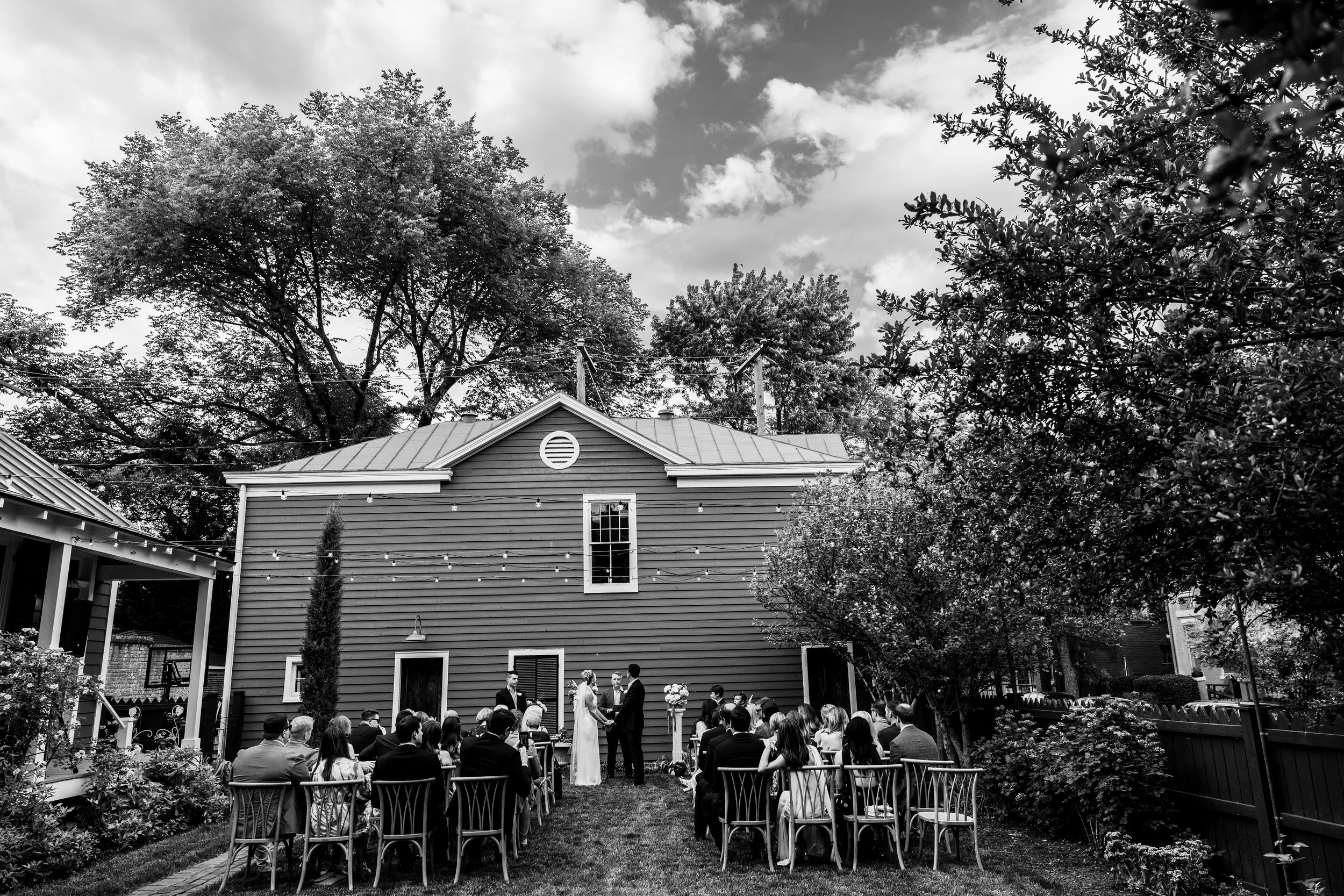Kendall &amp; John | An Intimate Backyard Wedding at Their Historic Richmond Home