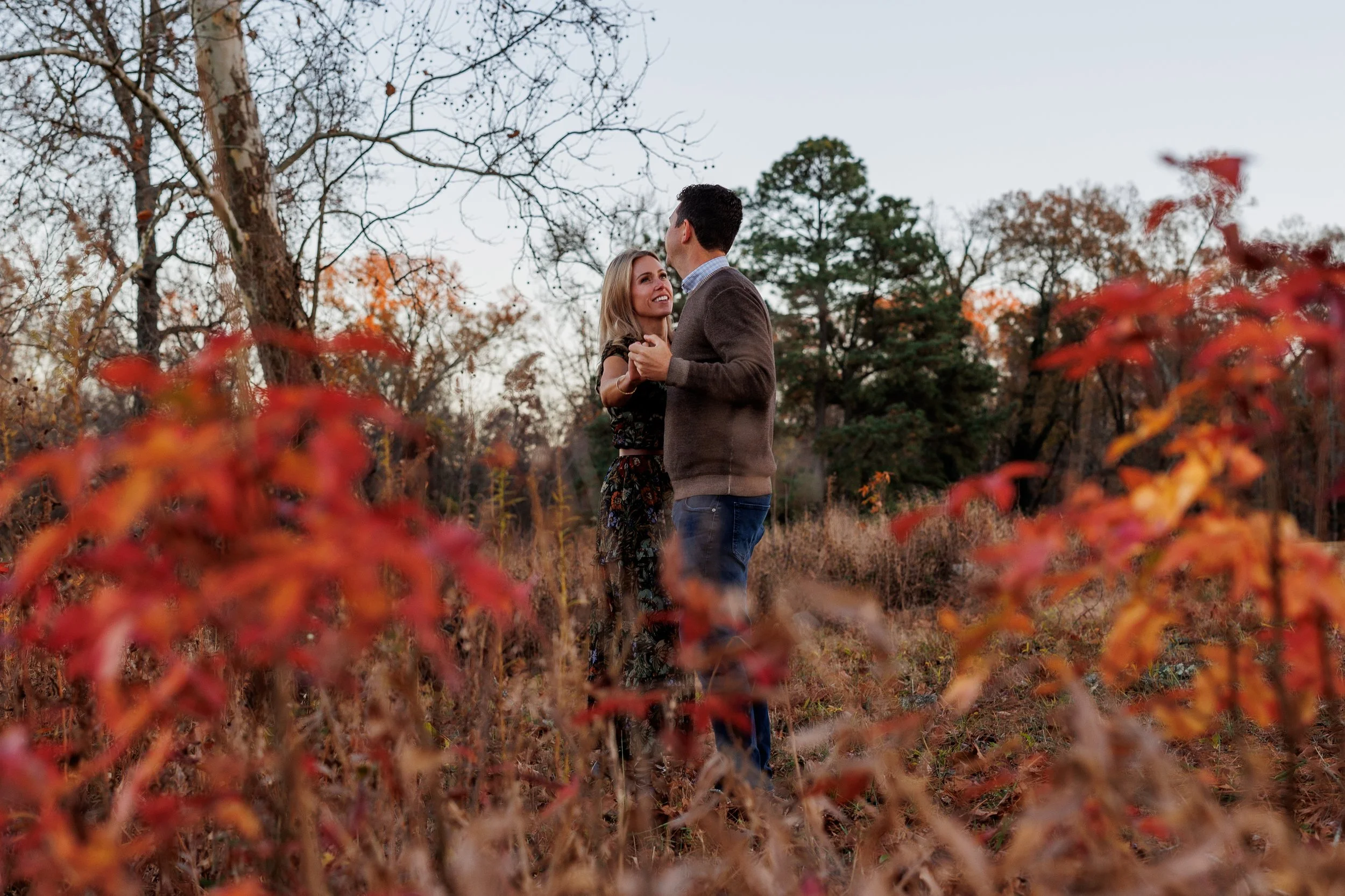 Autumn at Willow Oaks | Kendall &amp; John's Richmond Engagement Session