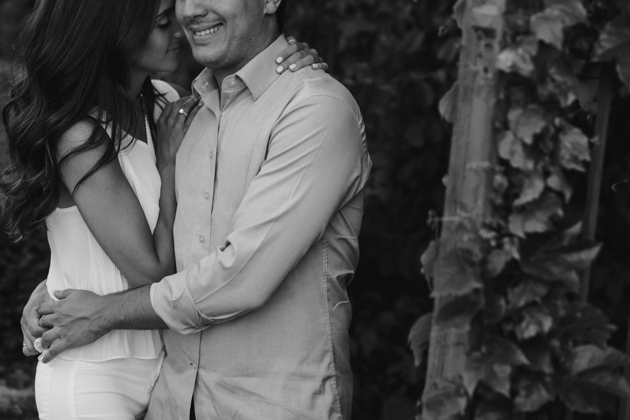 sabrina + david's engagement session in lachine, quebec