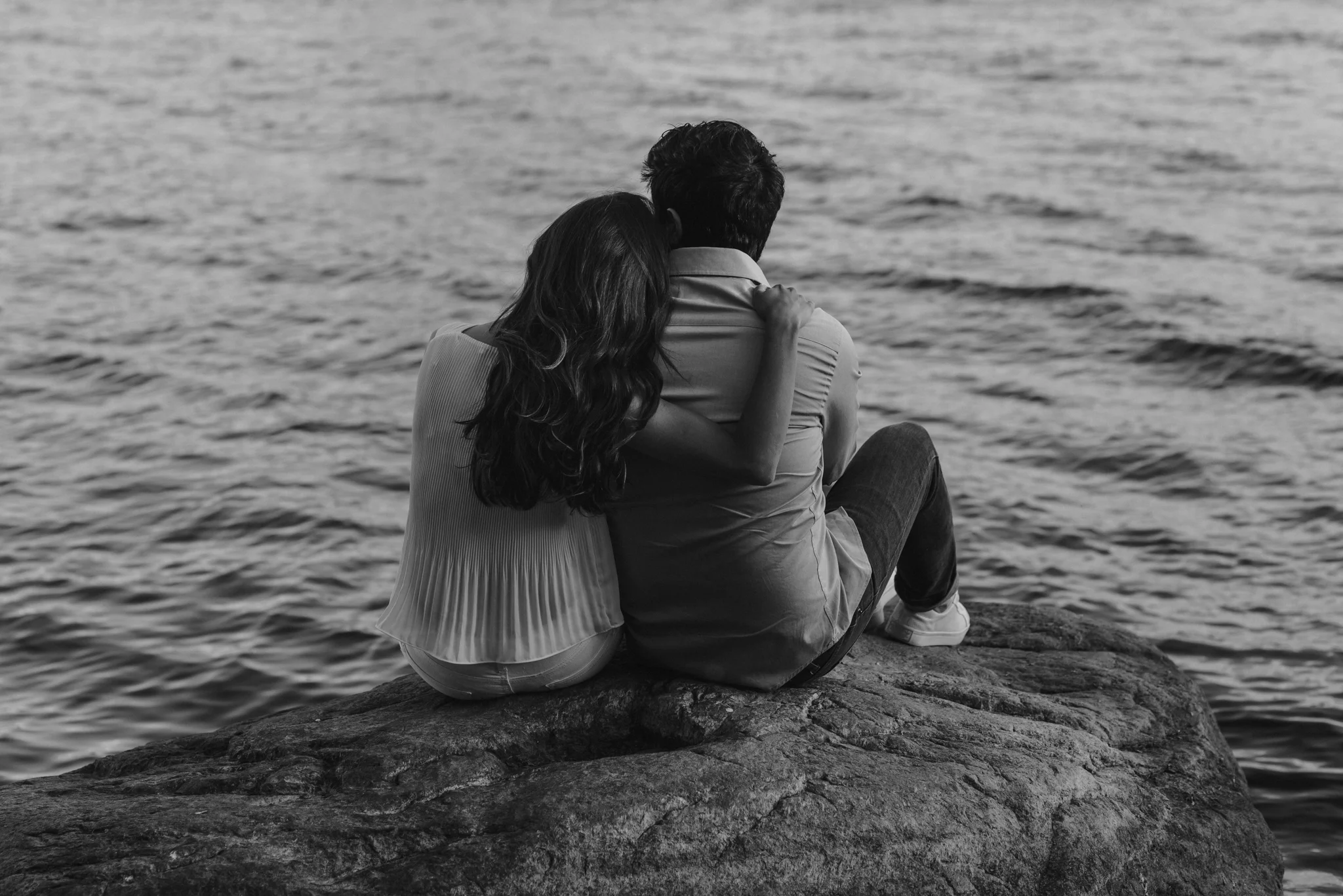 sabrina + david's engagement session in lachine, quebec
