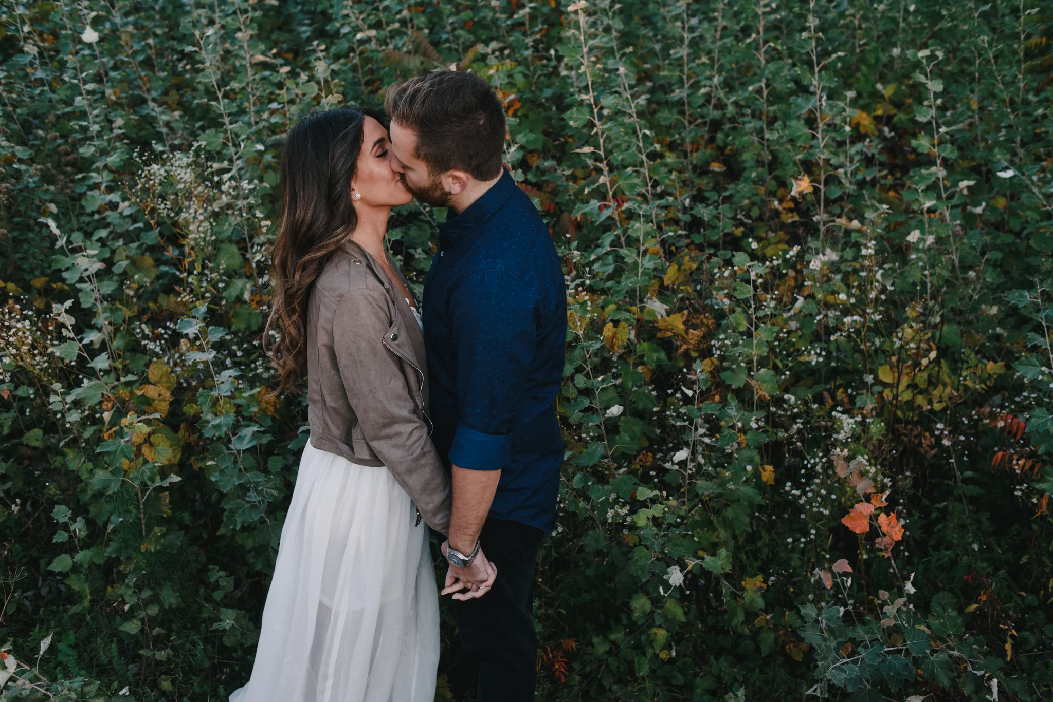 stephanie + joel's engagement session at parc nature bois-de-liesse, montreal