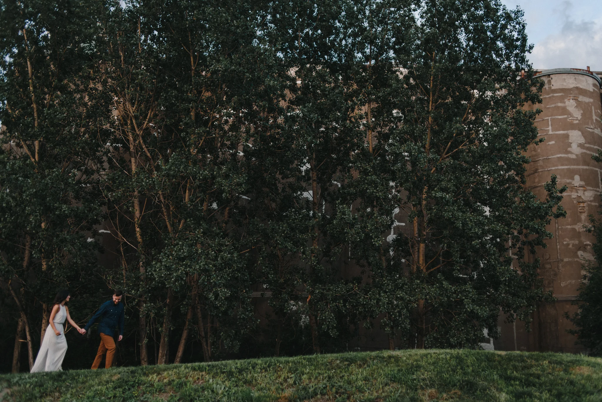 ivana + ariel's engagement session in old montreal