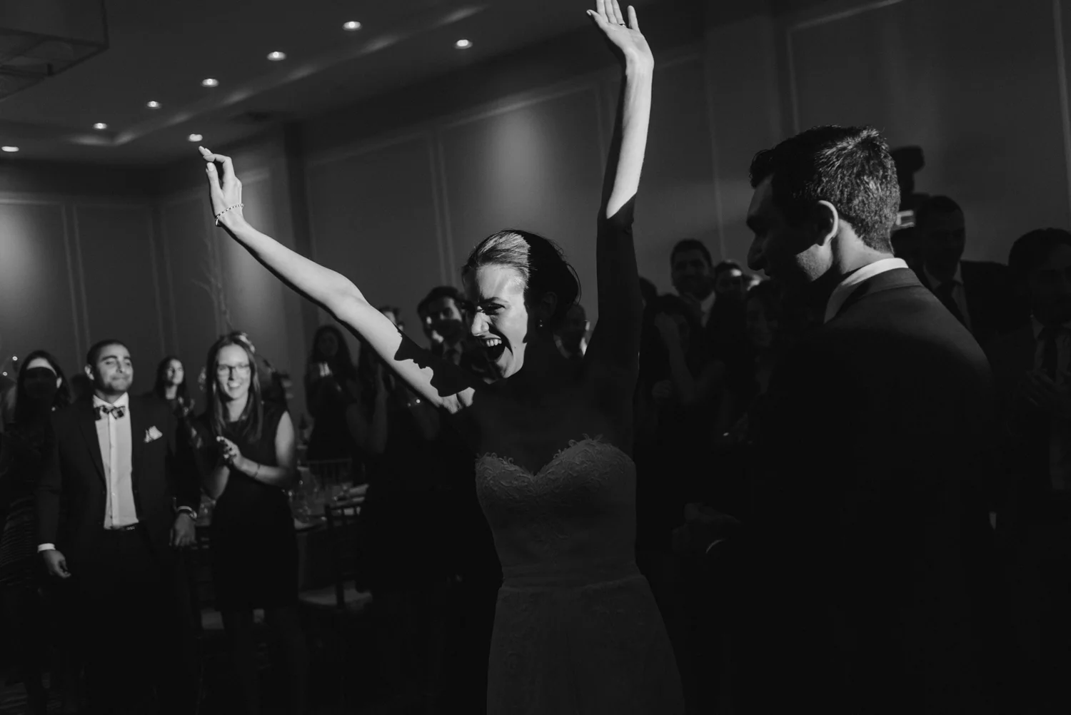 nathalie and francois-frederic's wedding at le crystal, montreal, quebec