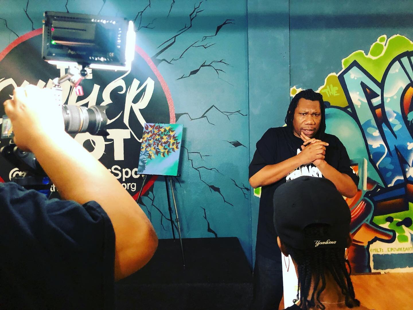 Interview with a hip hop legend #krsone #legend #documentary #inplotwetrust #hiphop #bts