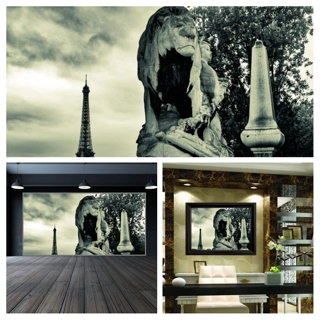 LION, CHERUB, EIFFEL TOWER
