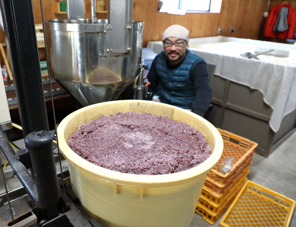 Fumiaki Making Black Rice Amazake