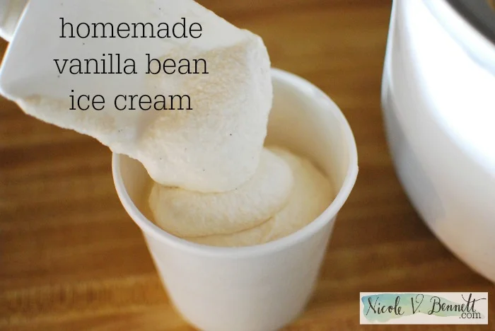Vanilla Bean Ice Cream {Recipe}