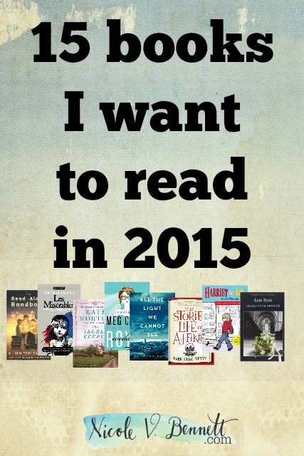 Books to read in 2015 (with lots of room for adding in more)
