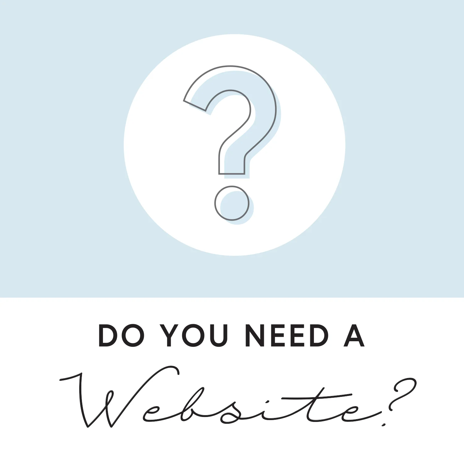 Invest in a Website
