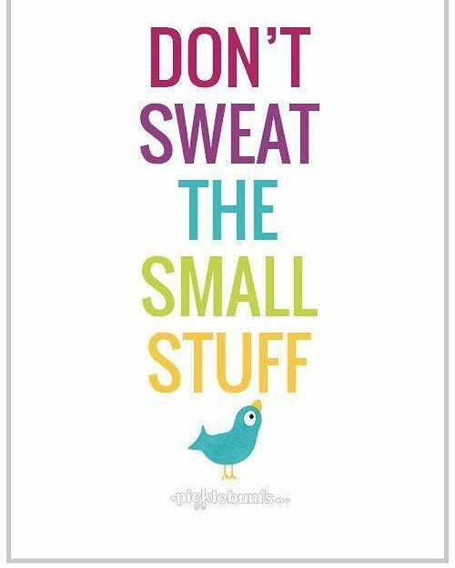 #mondaymotivation I had a reminder last night. Not to sweat the small stuff. I/We complicate the simple things. Just breathe.