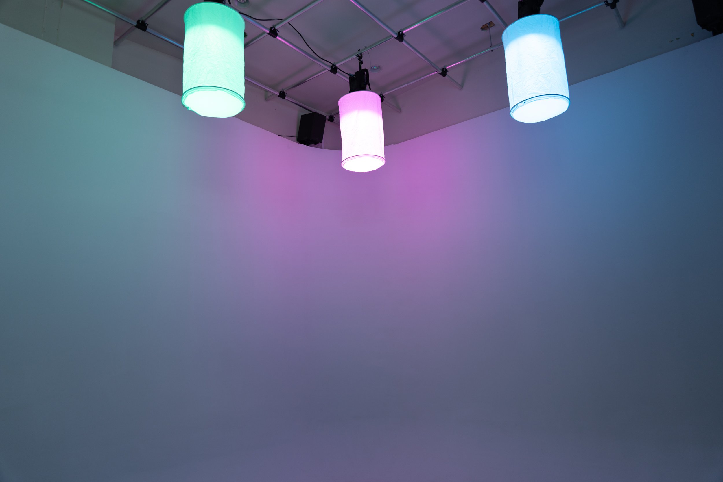 Full LED RGB studio space lights