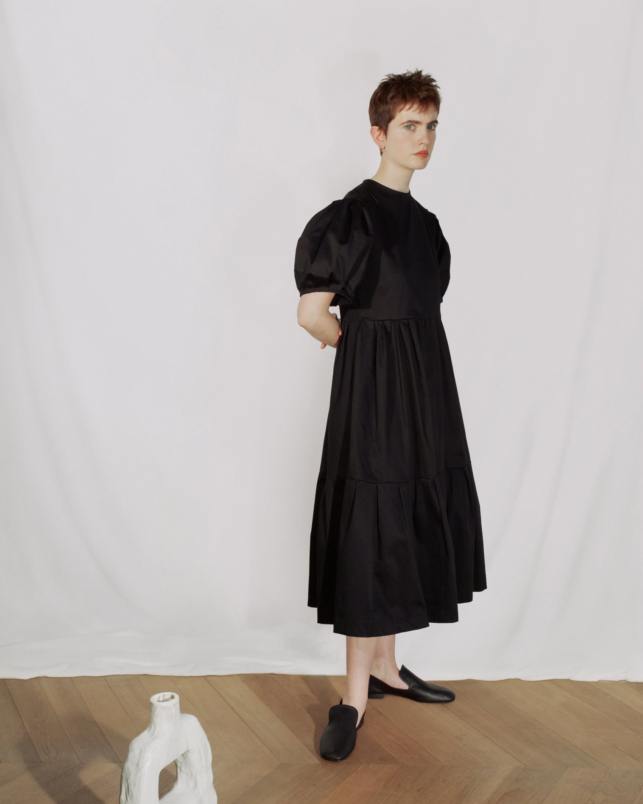 06.GATHERED DRESS - BLACK_1.jpg