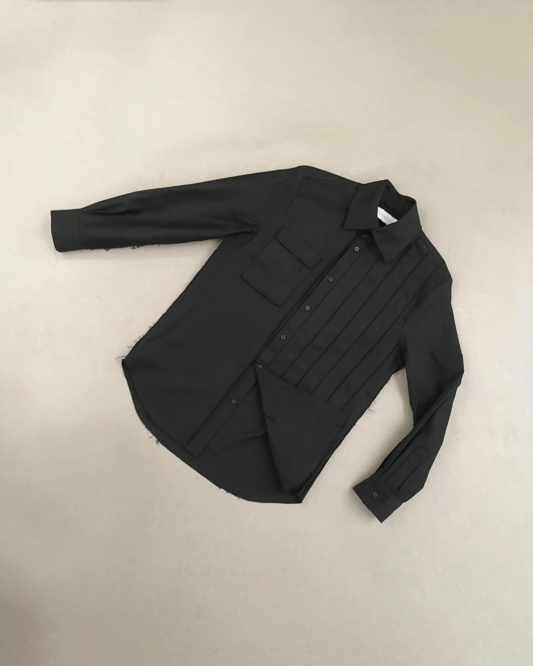 Black Raw Topstitched Shirt_WS.jpg