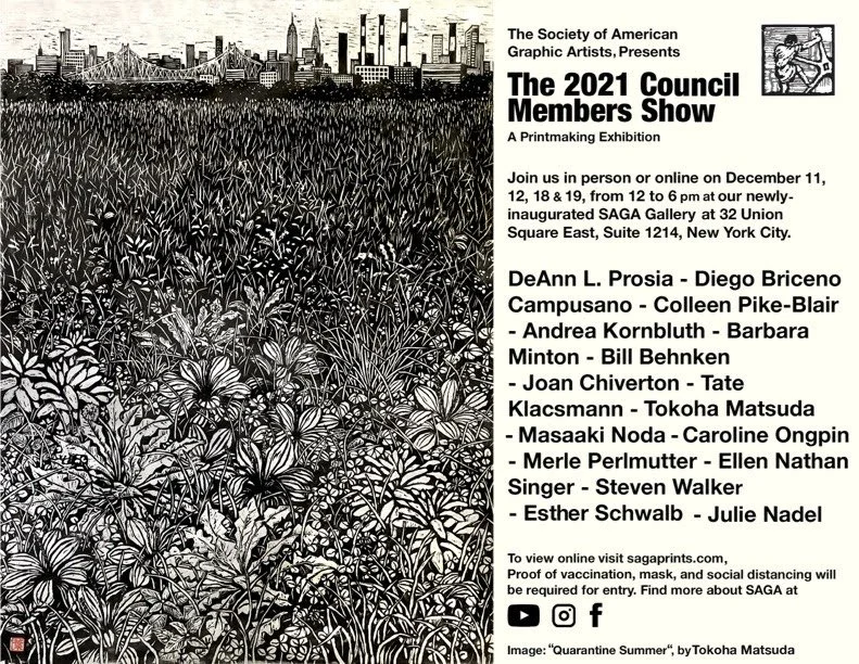 2021 SAGA Council Members Show ~ December 2021