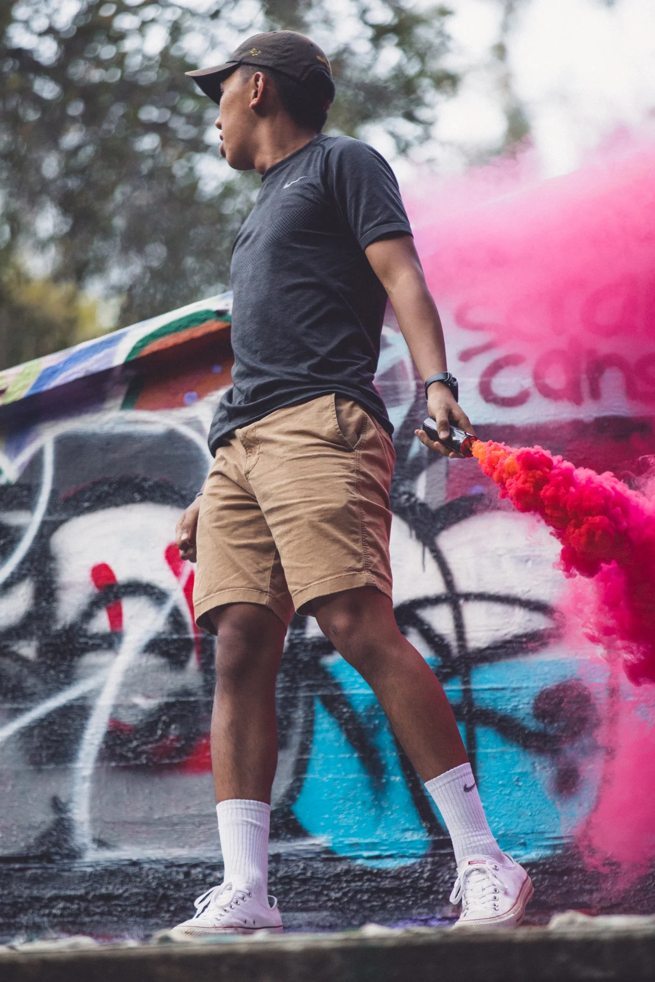 10.15.17 // Brought some smoke bombs to play with at Murphy's Ranch.