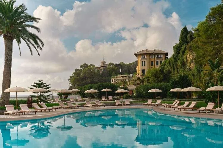 the pool at grand hotel miramare