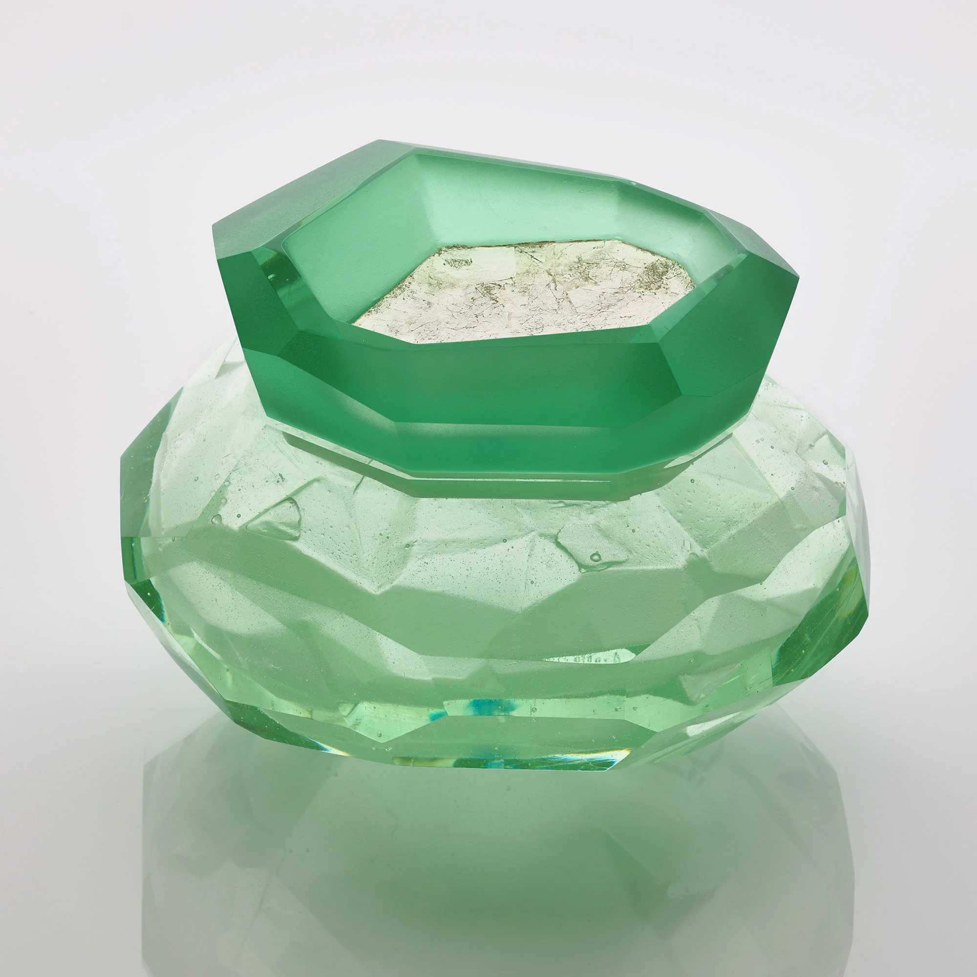 Aventurine Faceted Geode | 2018 | Angela Jarman