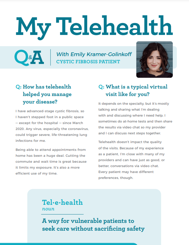 My Telehealth Q&amp;A: Emily Kramer-Golinkoff