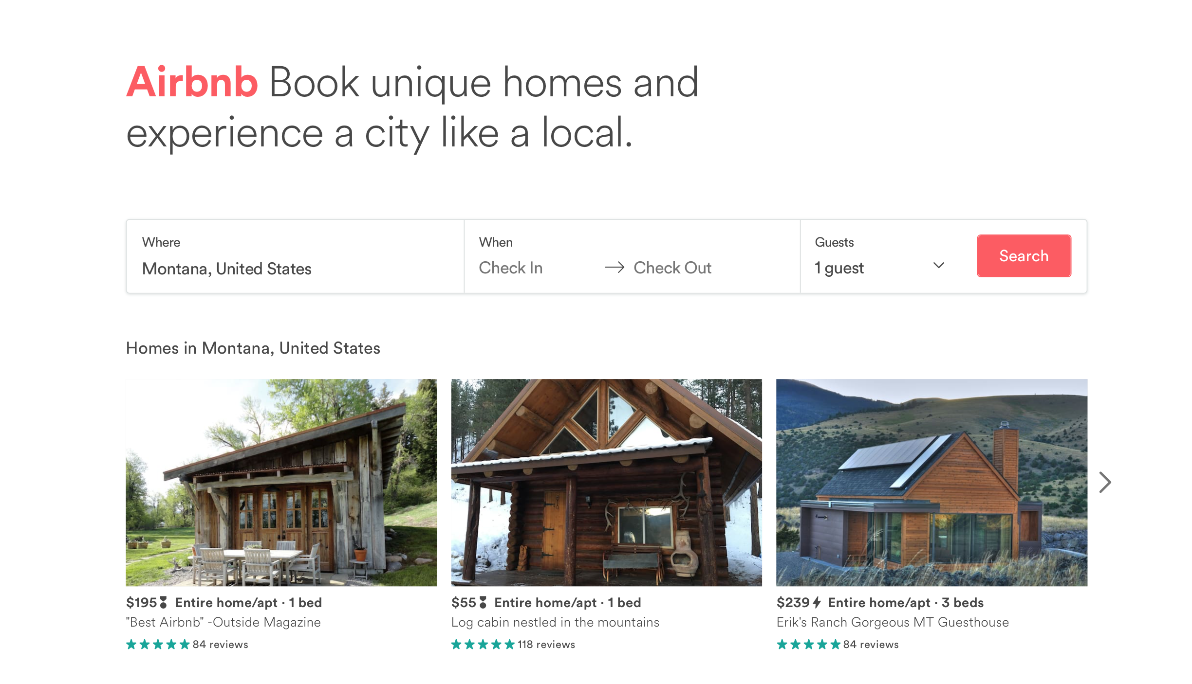 Image is a screenshot for informational purposes from airbnb.com