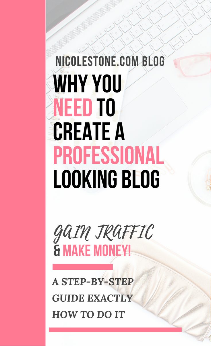 Want to improve your blog? Check out this step by step strategy on how i made a professional looking website that helped gain traffic and make sales. #BLOG #BLOGGING #MAKEMONEY
