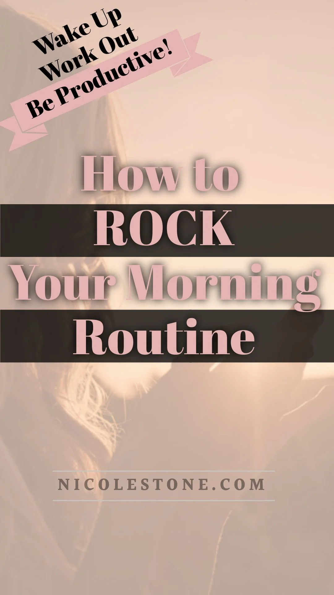 Learn how to become a morning person and rock your routine! #productivity #routine #morning