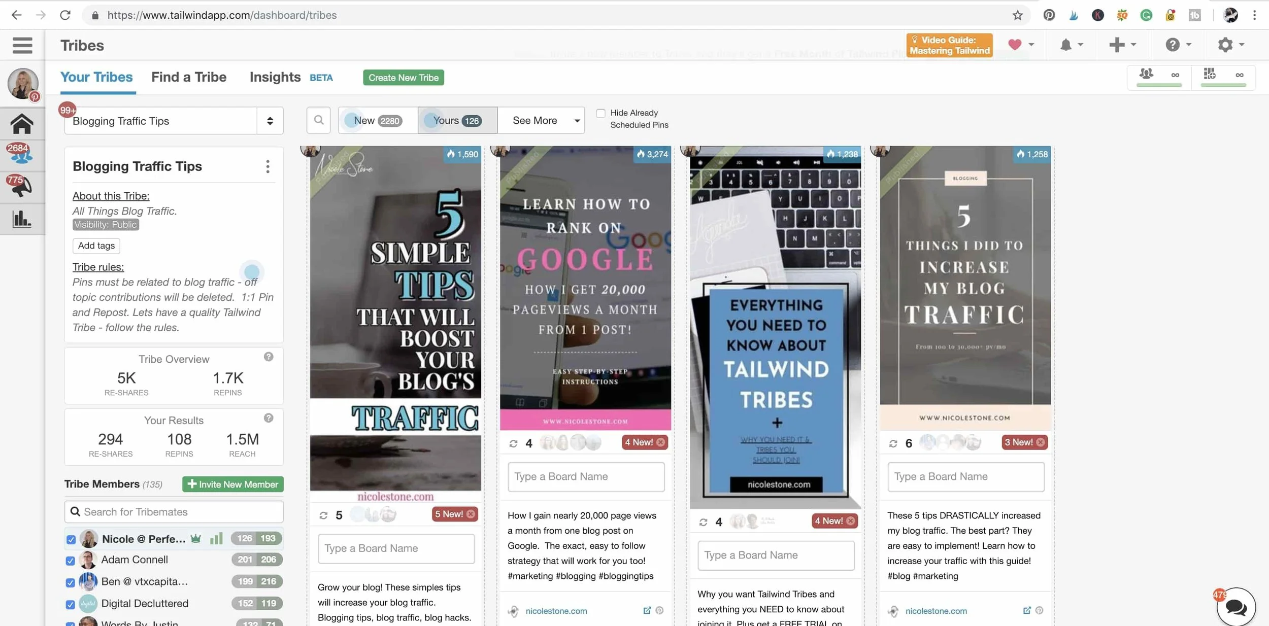 Tailwind Tribes can help you with your Pinterest success.