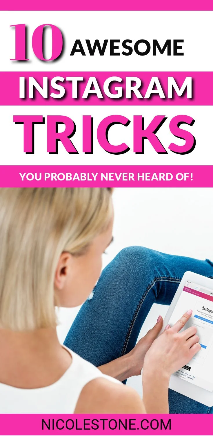 10 awesome Instagram tricks you’ve never heard of but NEED TO KNOW! Grow your following and engagement easier! #instagram #socialmedia #marketing #blogging