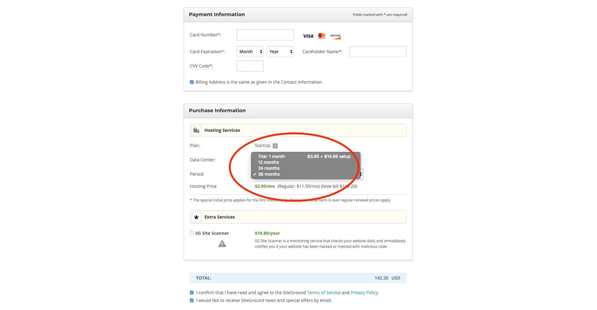 Enter your information to create a blog.