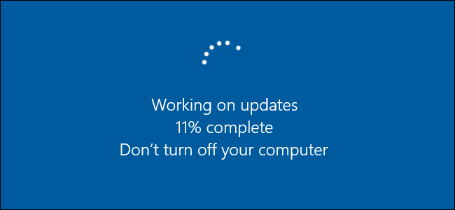 Please wait While Windows Updates, this may take FOREVER.