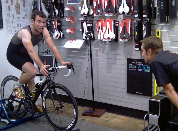 Ron fitting the winner of 34 tour de france stages, Mark Cavendish