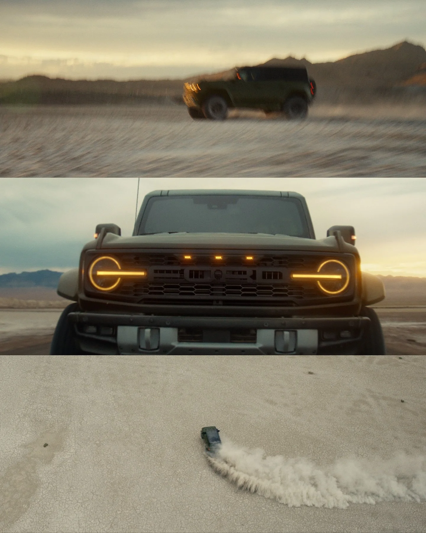 Frames from our Ford Credit Bronco spot. &ldquo;It starts with your signature.&rdquo; Directed by Josh Hayward. Cinematography by Tim Thompson. #ford #fordcredit