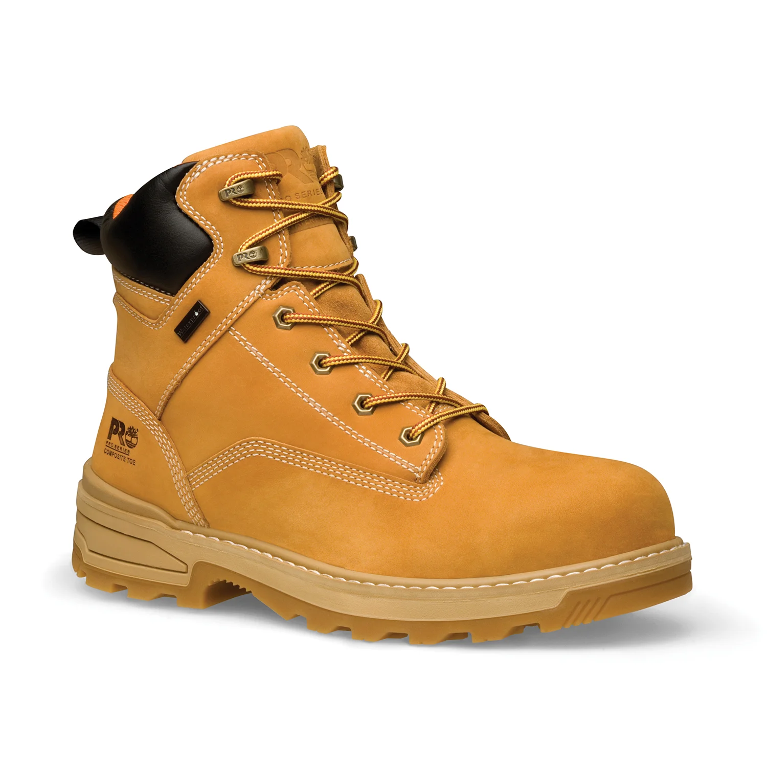 Men's Timberland Pro® Resistor 6" Comp Toe Work Boots - A121H (Wheat)