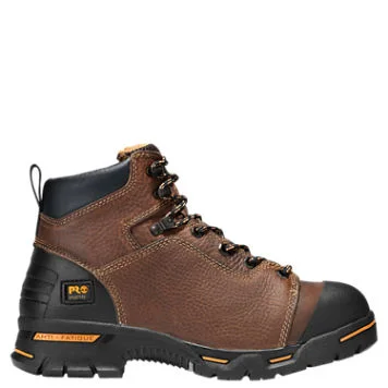 Men's Timberland Pro® Endurance 6" Steel Toe Work Boots - 47591 (Brown)
