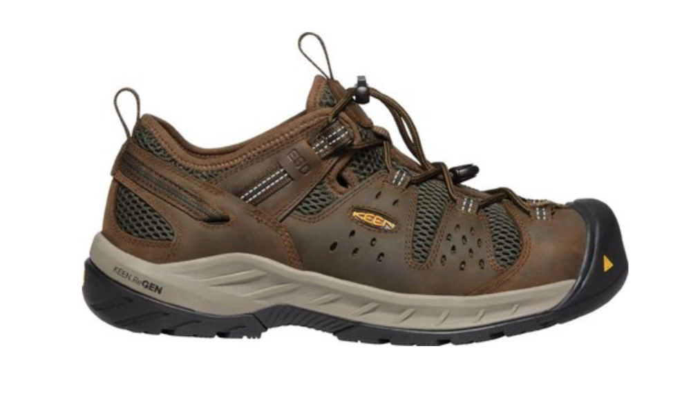 Keen Men's Atlanta Cool II Steel Toe Shoe 1023215 (Brown