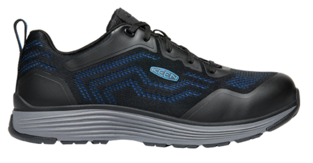 Keen Men's Sparta Aluminum Toe Shoe 1025567 (Black/Blue