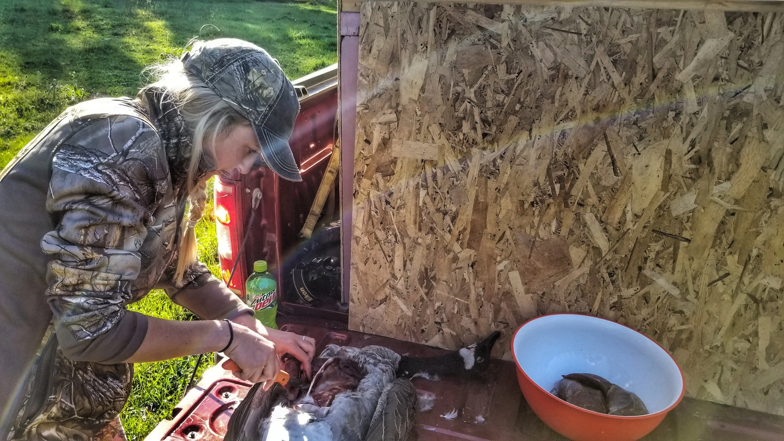 breasting out a goose harvested that morning - Fall 2018.jpeg