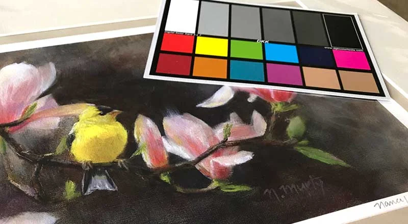 Nancy Murty 2018. Color Matching Original Artwork.