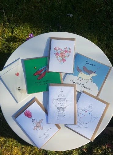 Loads of cards! Prices range from £2.50 - £3.00