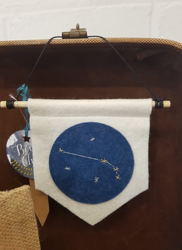 Aries Zodiac Banner (SOLD, other signs available), Petit BooChe, £12