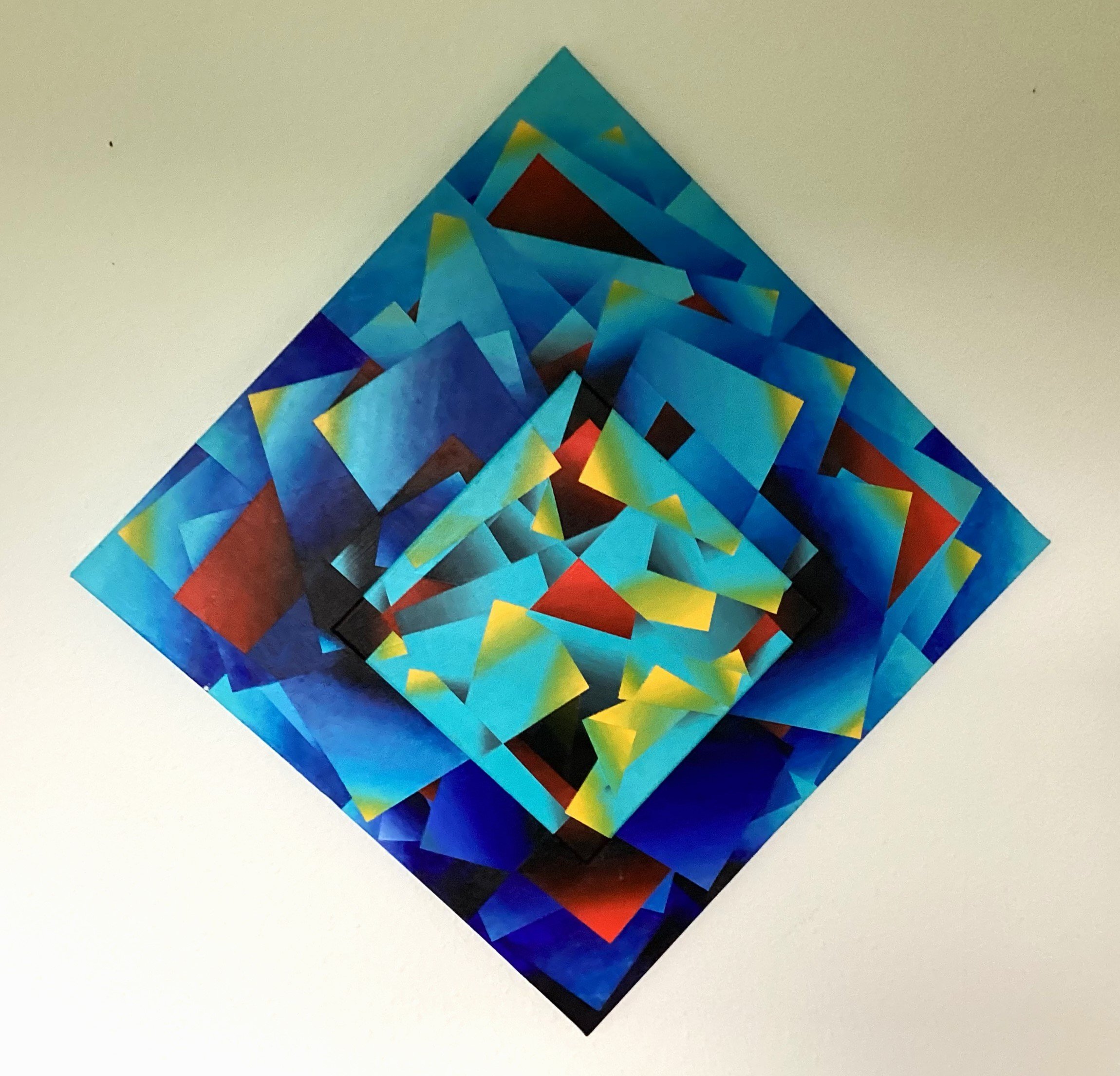 ‘Paintings ’23, there but not there maybe’. An exhibition by Dave Anderson