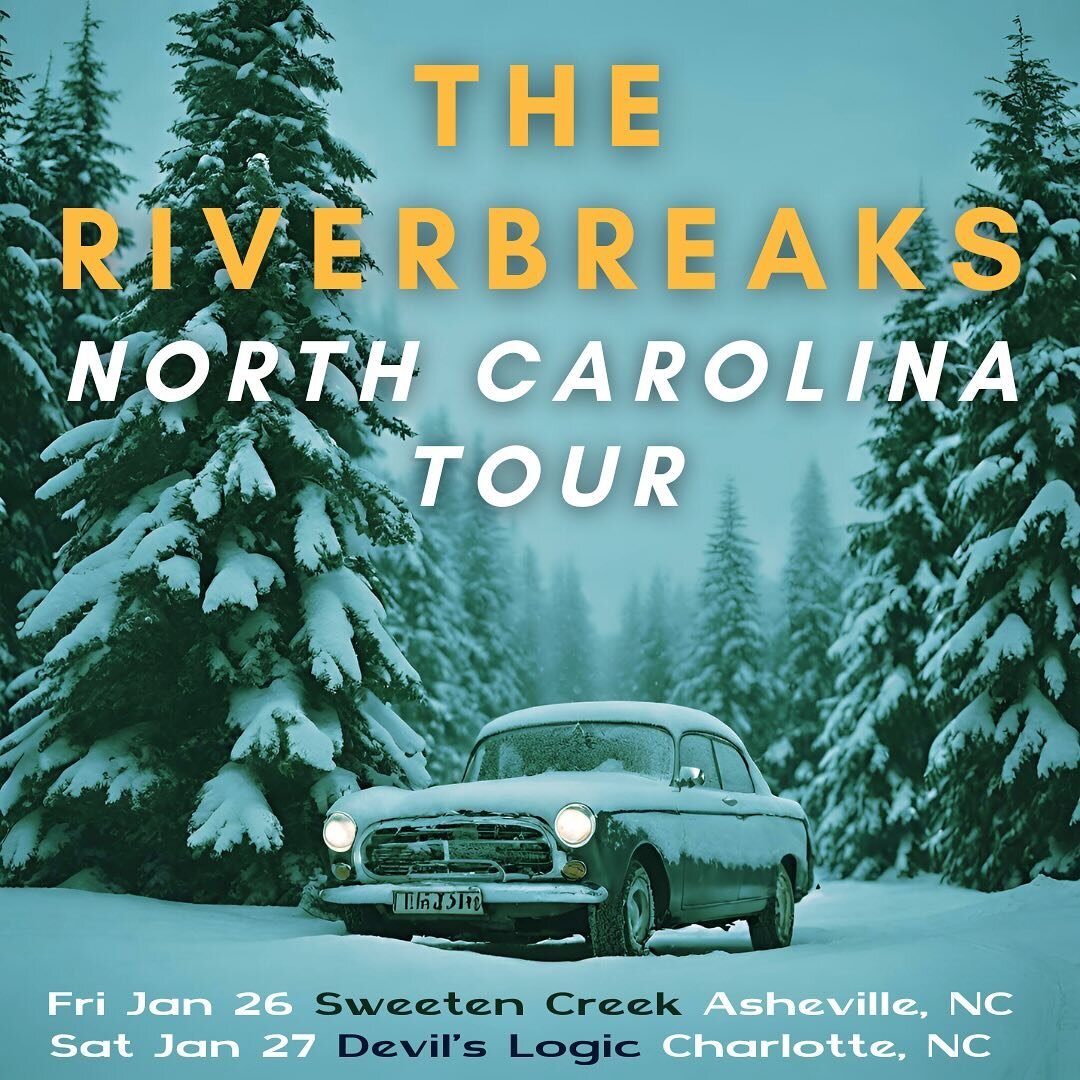 Sweet little North Carolina brewery tour coming up in a few weeks! See you soon Asheville and Charlotte! @devilslogicbrewingclt @sweetencreekbrewing #theriverbreaks #charlottelivemusic #ashevillelivemusic #charlotte #asheville